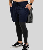 Conjunto Camiseta Dry-fit e Short Calça Compressão