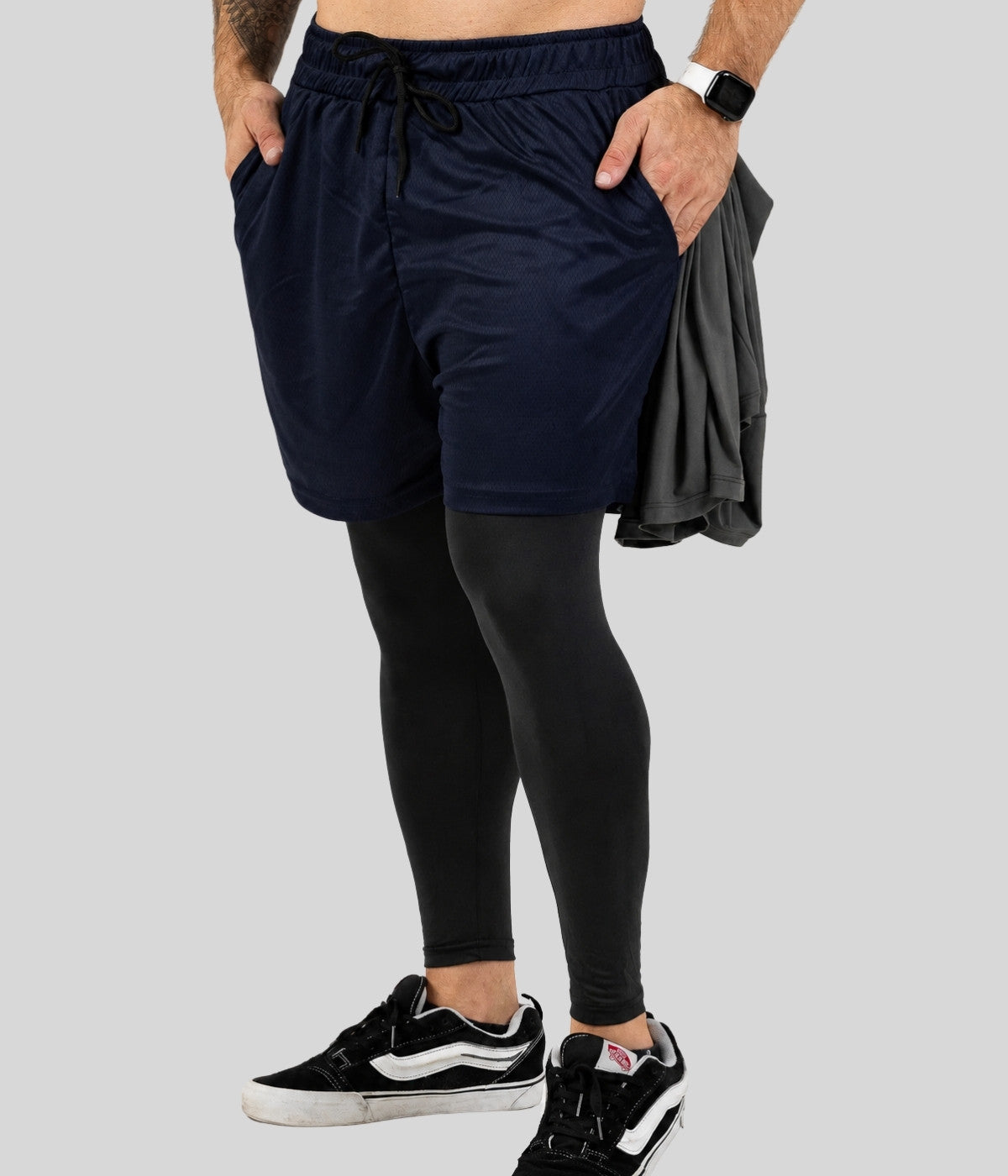 Conjunto Camiseta Dry-fit e Short Calça Compressão