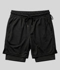 Shorts 2 Em 1 Masculino De Compressão