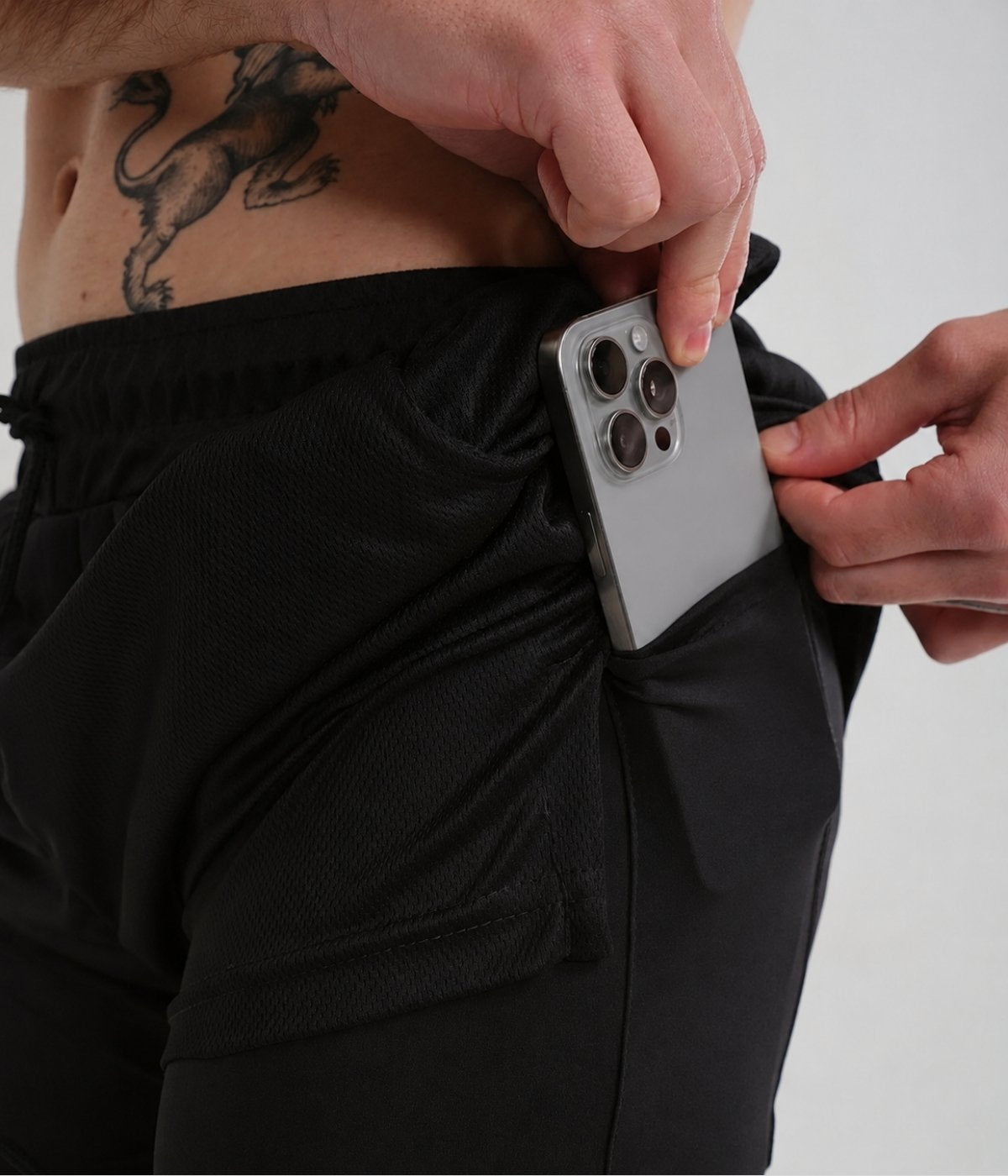 Shorts 2 Em 1 Masculino De Compressão