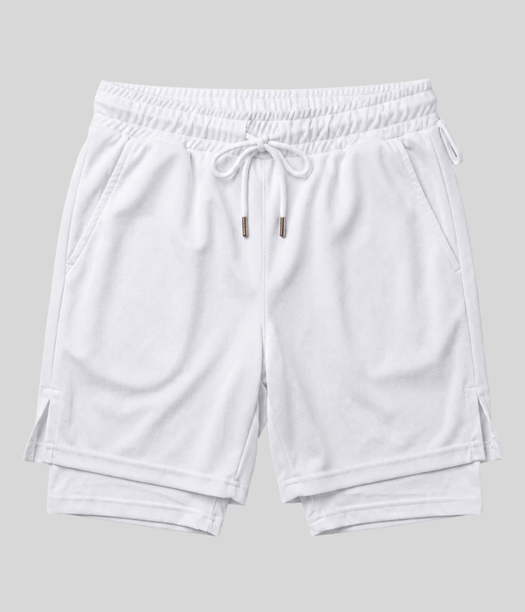 Shorts 2 Em 1 Masculino De Compressão