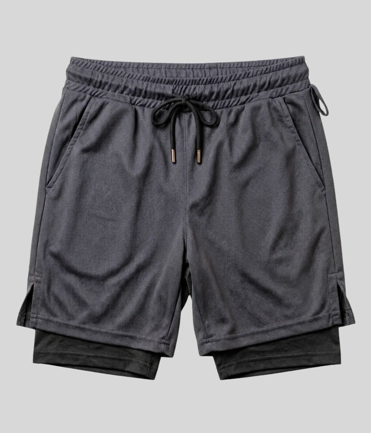 Shorts 2 Em 1 Masculino De Compressão