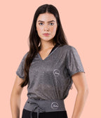 Camiseta Poliéster Furadinha Basic