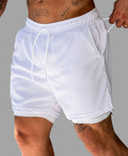 Shorts 2 Em 1 Masculino De Compressão