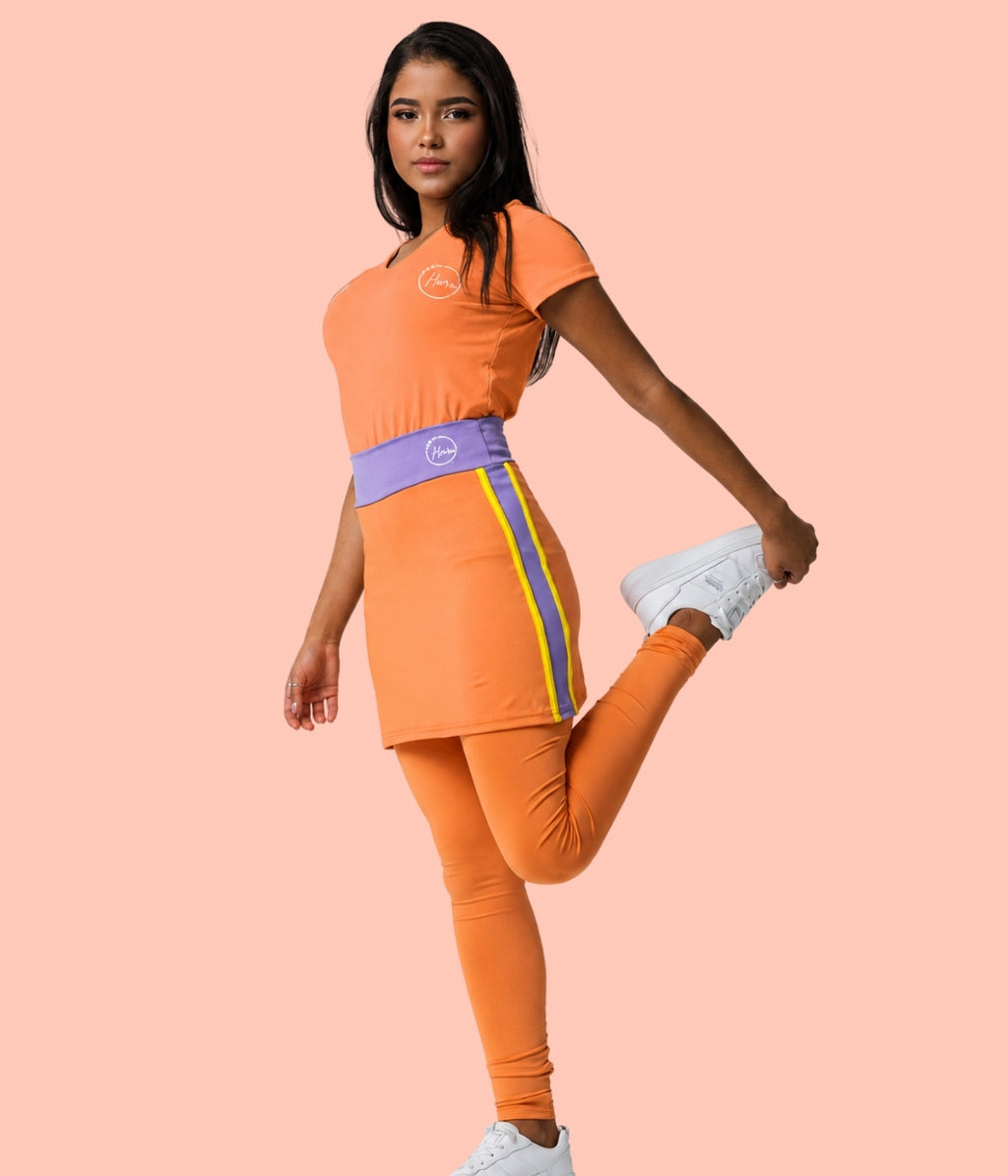 Conjunto Candy Calça Saia e Camiseta