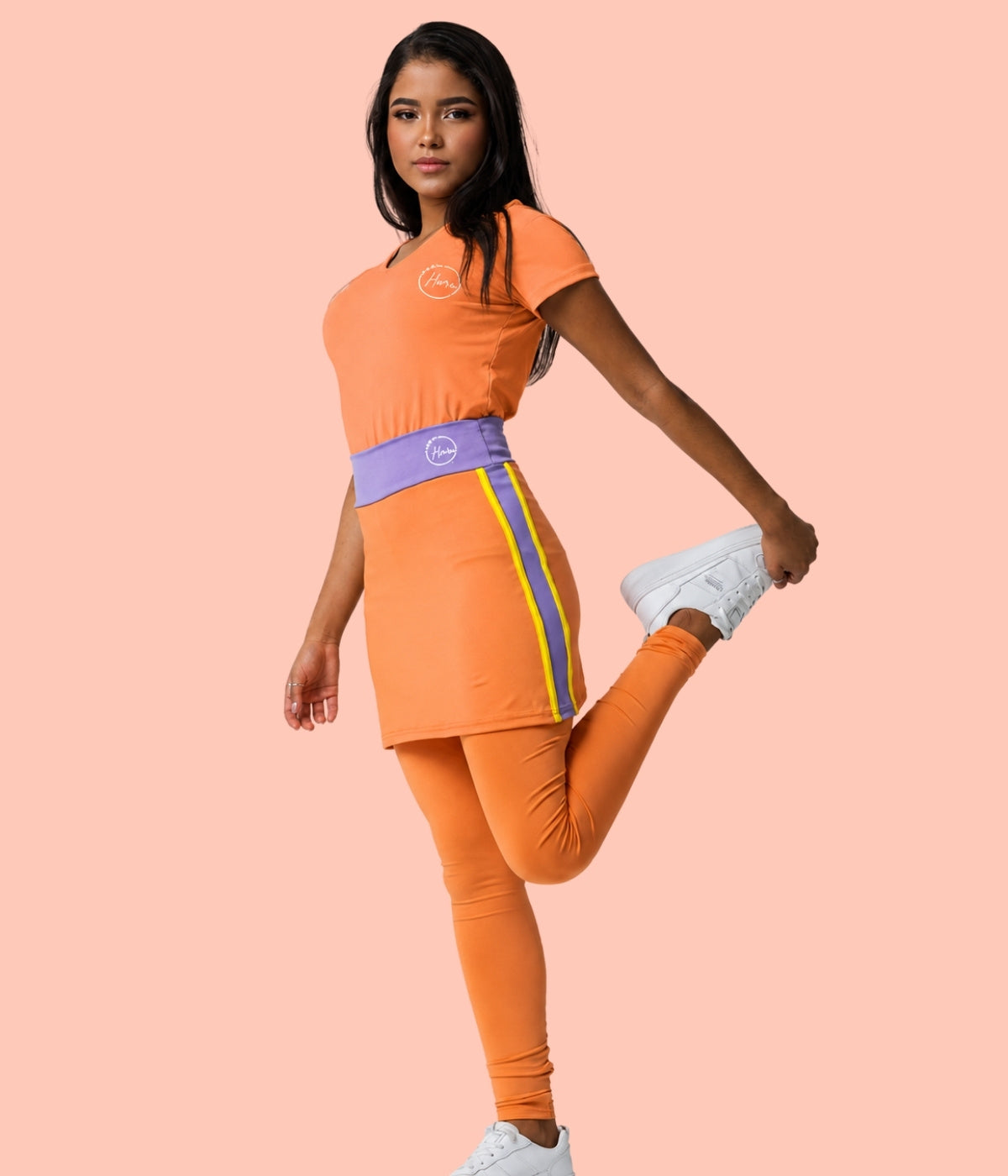 Conjunto Candy Calça Saia e Camiseta