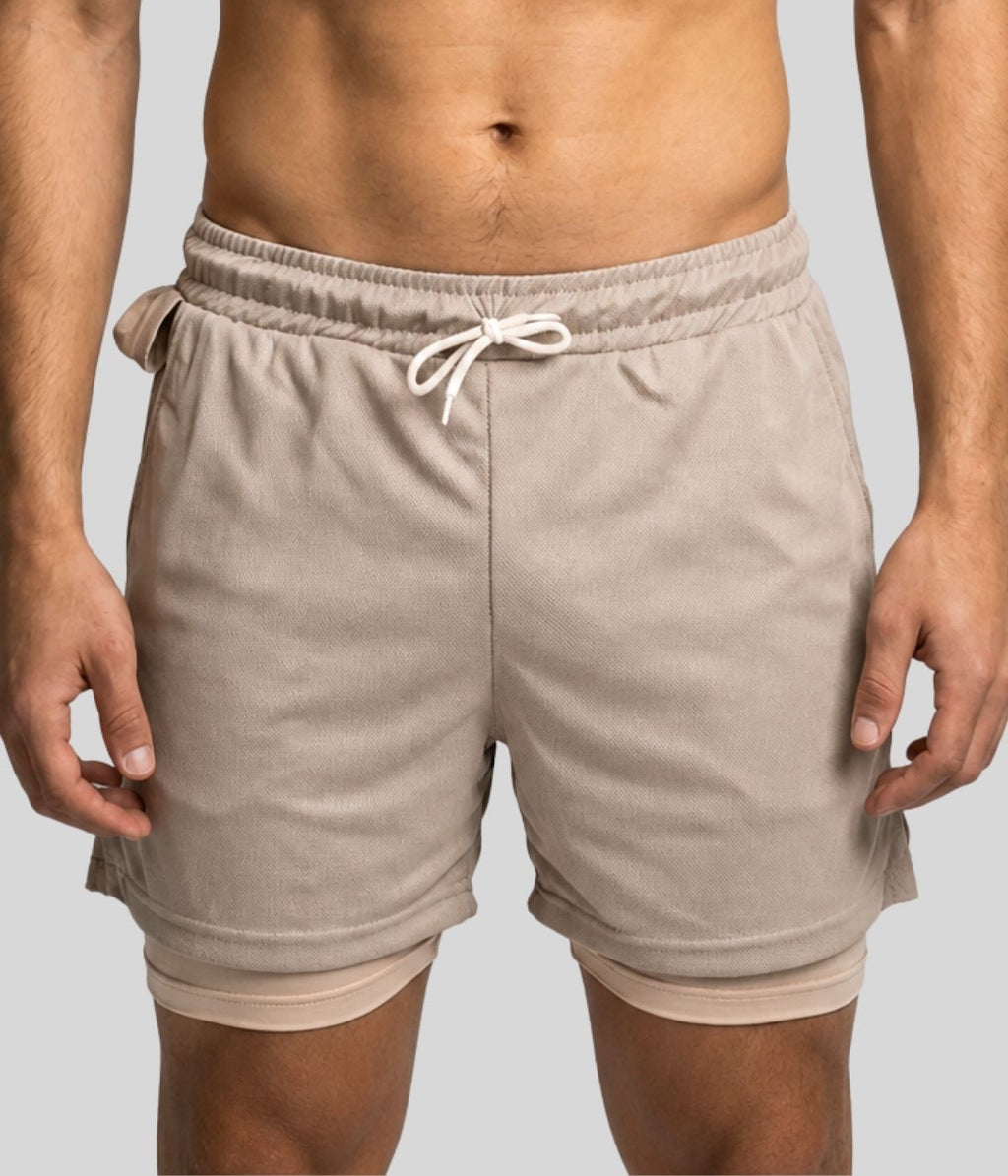 Shorts 2 Em 1 Masculino De Compressão