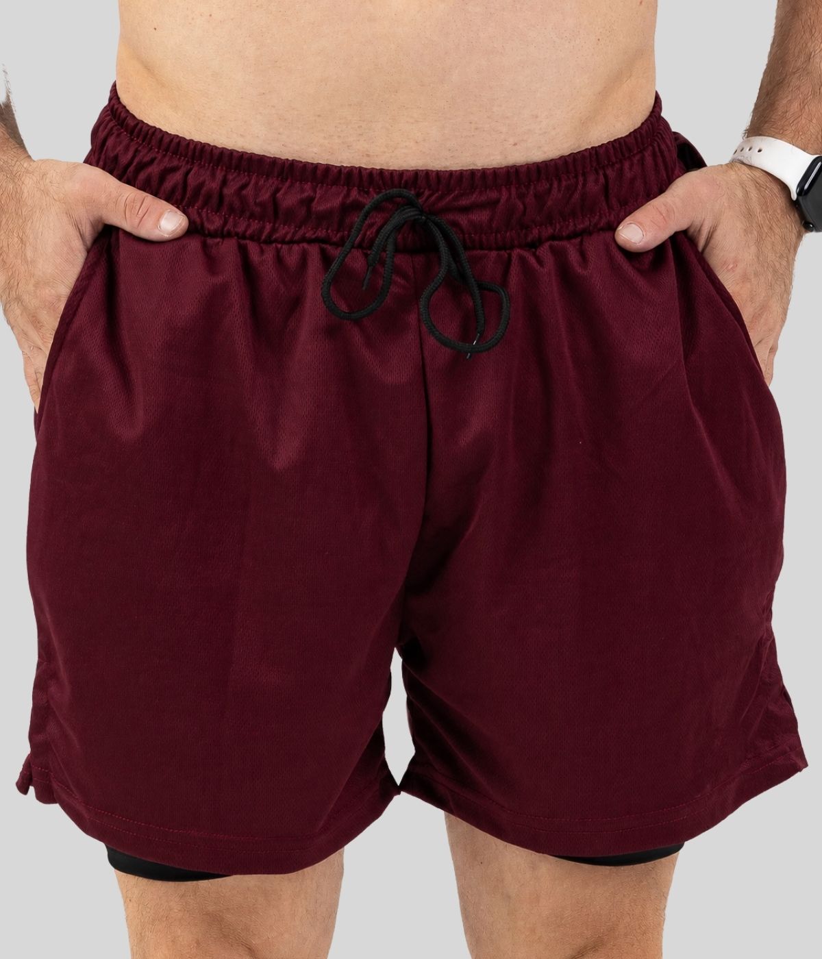 Shorts 2 Em 1 Masculino De Compressão