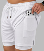 Conjunto Camiseta Dry Fit e Shorts Compressão 2 em 1
