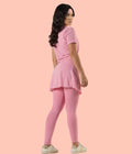 Conjunto Cropped e Calça Saia Poliamida - Coleção Live