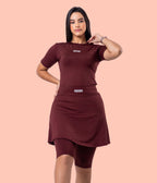 Conjunto Aesthetic Short Saia e Camiseta