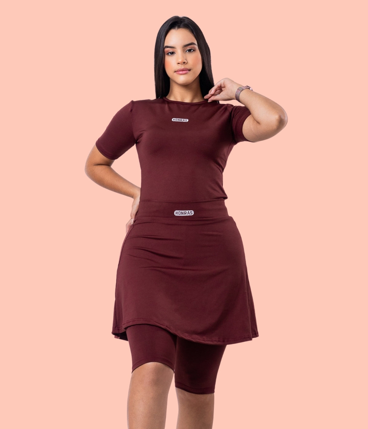 Conjunto Aesthetic Short Saia e Camiseta