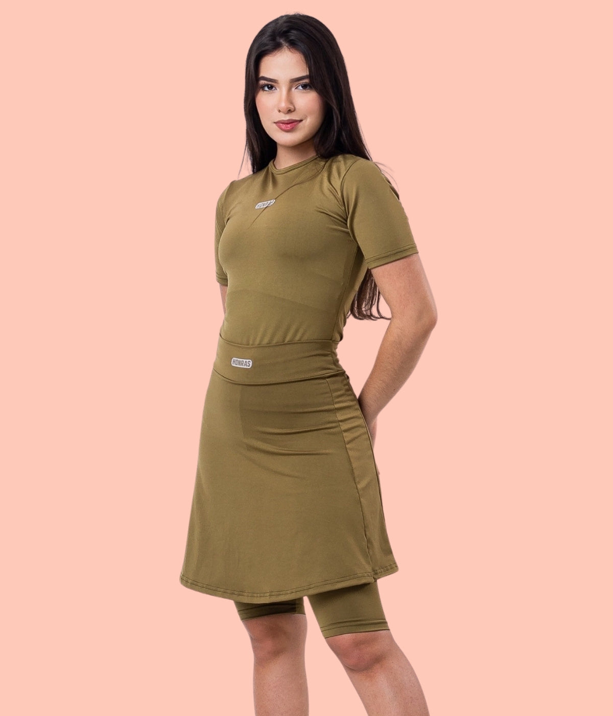Conjunto Aesthetic Short Saia e Camiseta