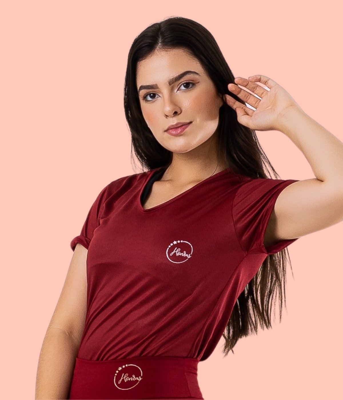 Camiseta Poliéster Furadinha Basic
