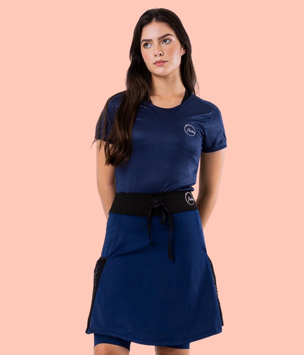 Conjunto Basic Short Saia e Camiseta