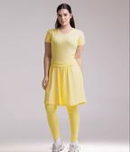Calça Saia e Camiseta - Conjunto Serenidade