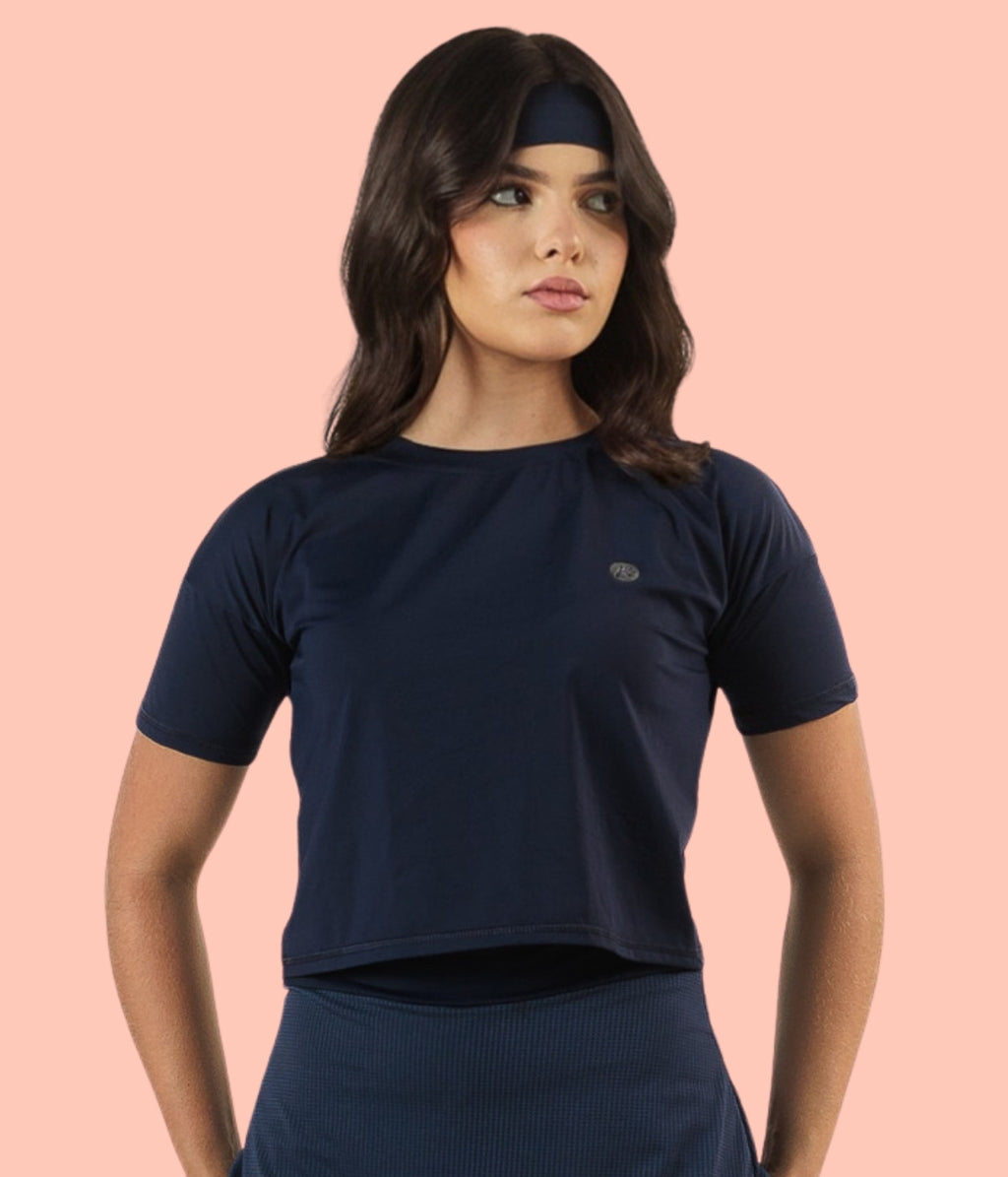 Camiseta Cropped Poliamida - Live