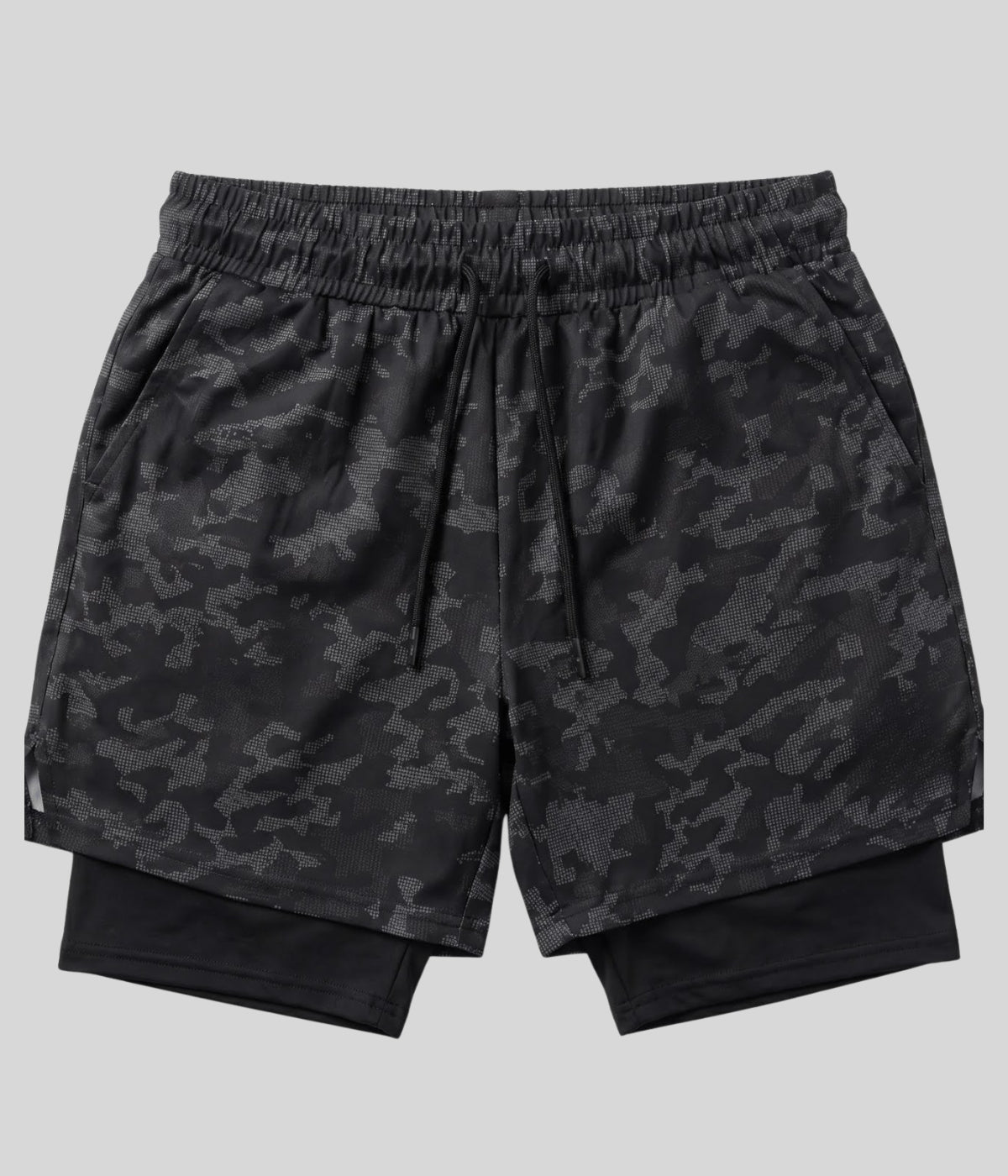 Shorts 2 Em 1 Masculino De Compressão