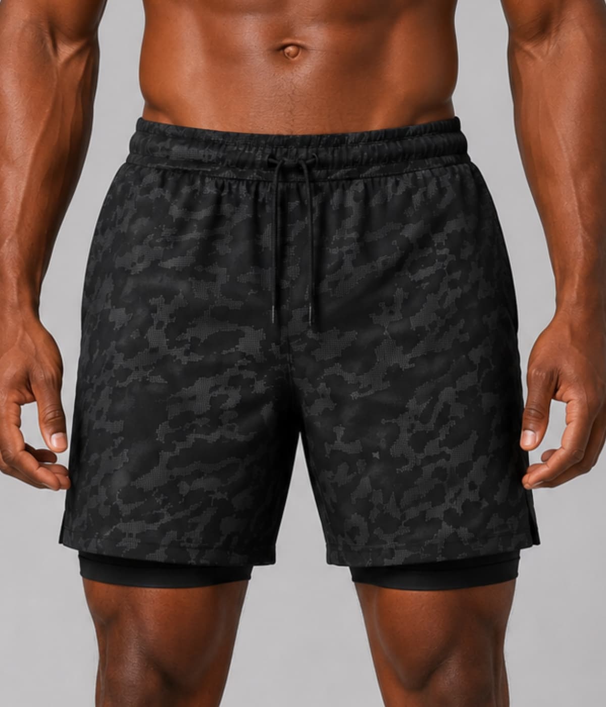 Shorts 2 Em 1 Masculino De Compressão