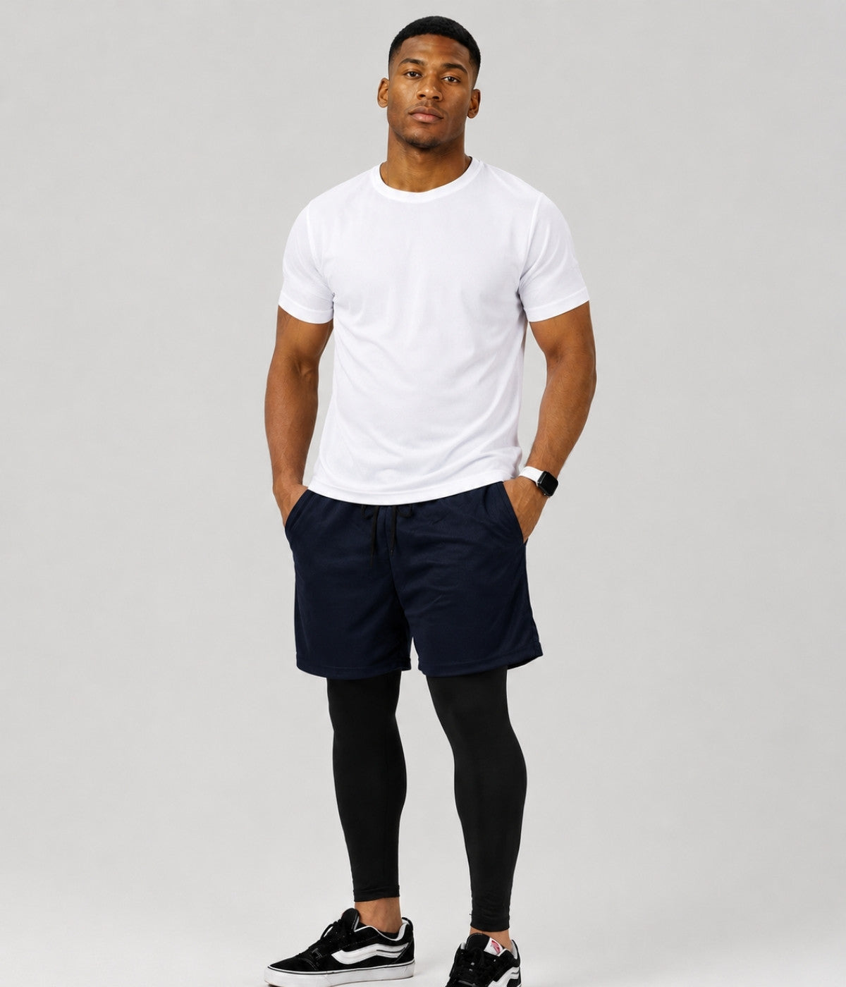 Conjunto Camiseta Dry-fit e Short Calça Compressão