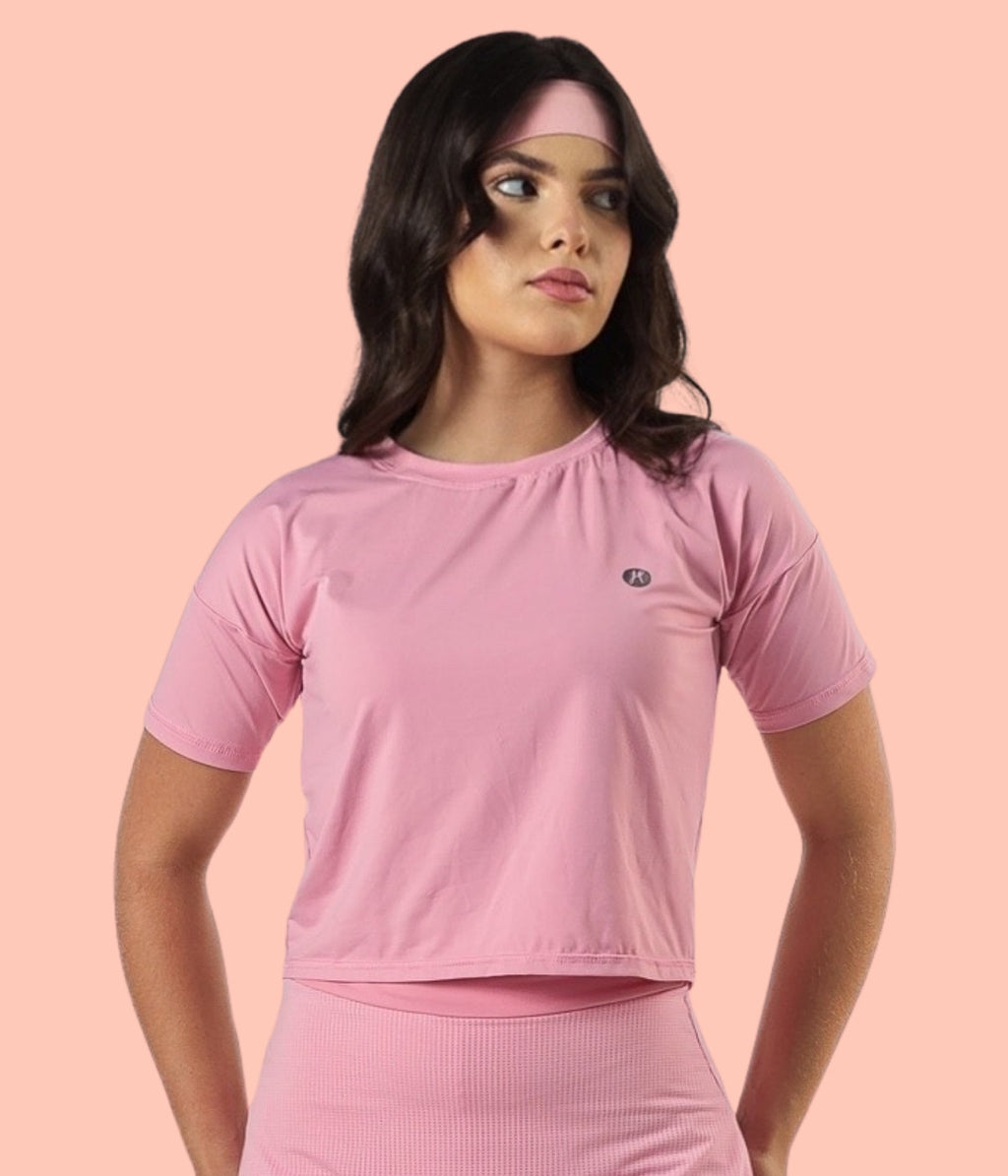 Camiseta Cropped Poliamida - Live