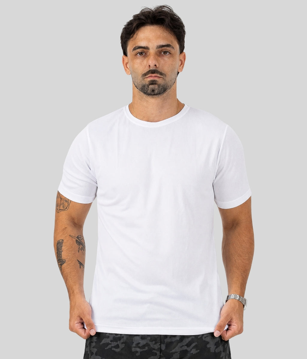 Conjunto Camiseta Dry Fit e Shorts Compressão 2 em 1